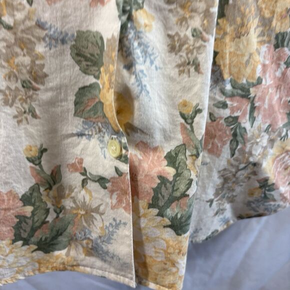 Vtg Alfred Dunner 18 Floral Button-Up Shirt Women's Boho Cottagecore Grandmacore - Picture 7 of 16